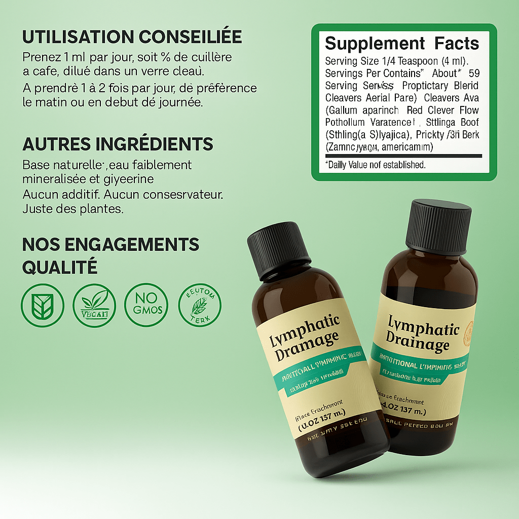 Drainage Lymphatique Liquide - Visage Affiné, Jambes Légères, Ventre Plat - Drainage