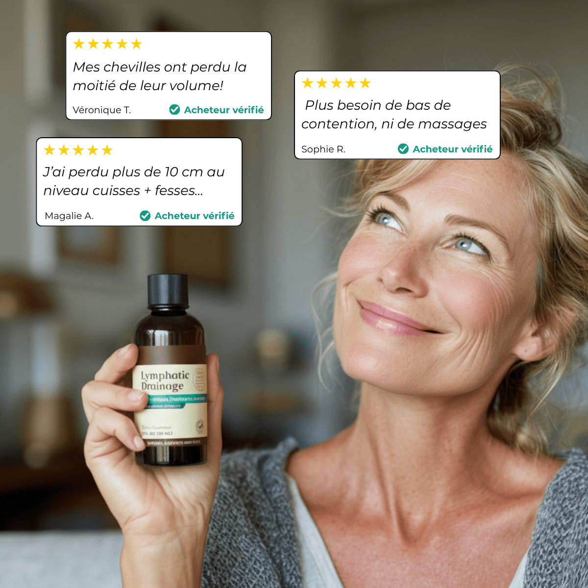 Drainage Lymphatique Liquide - Visage Affiné, Jambes Légères, Ventre Plat - DermaGlow